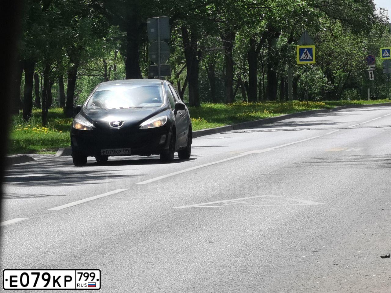 Фото автомобиля ПЕЖО 308, 2008 — госномер М308СК164. Цвет: ЧЕРНЫЙ