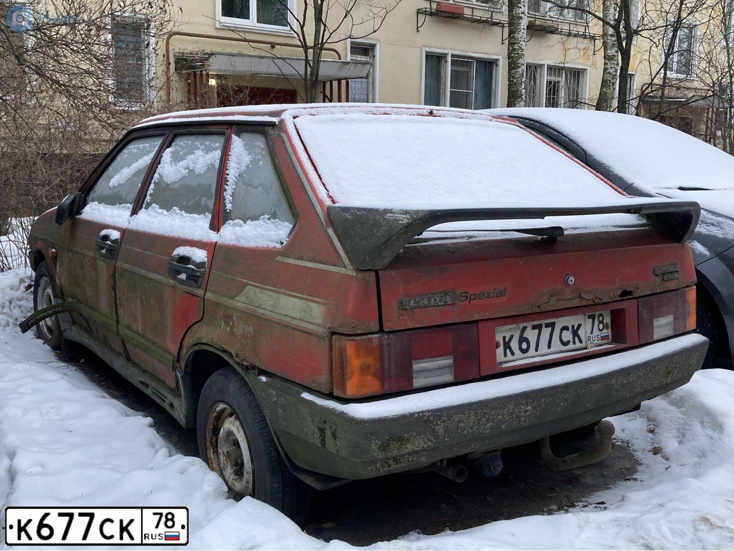 Фото автомобиля LADA 2109 SAMARA, 1992 — госномер М316МВ96. Цвет: КРАСНЫЙ