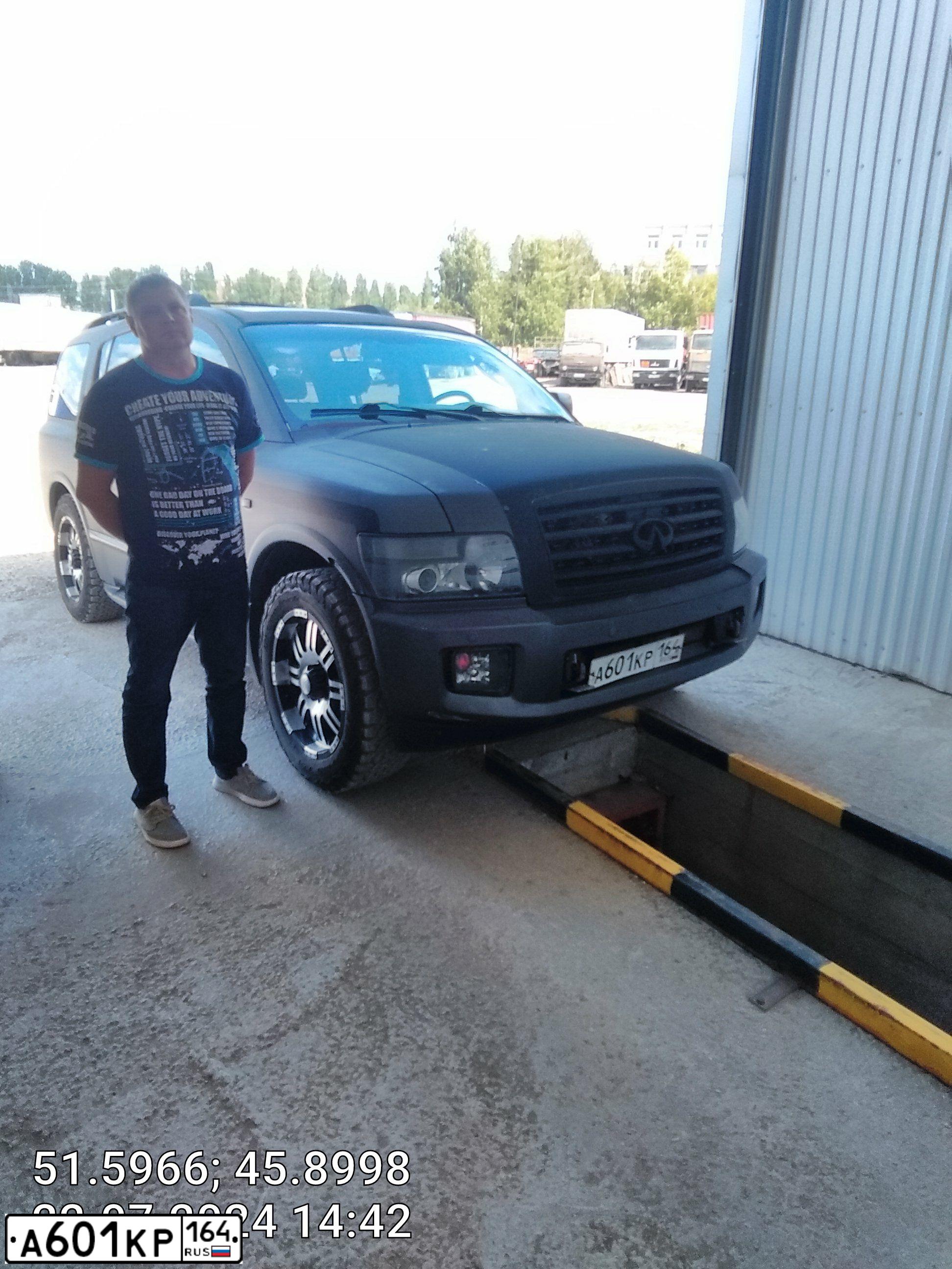 Фото автомобиля INFINITI QX50, 2007 — госномер К554ОУ761