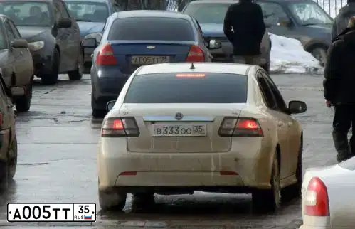 Фото автомобиля CHEVROLET AVEO, 2007 — госномер А005ТТ35. Цвет: синий