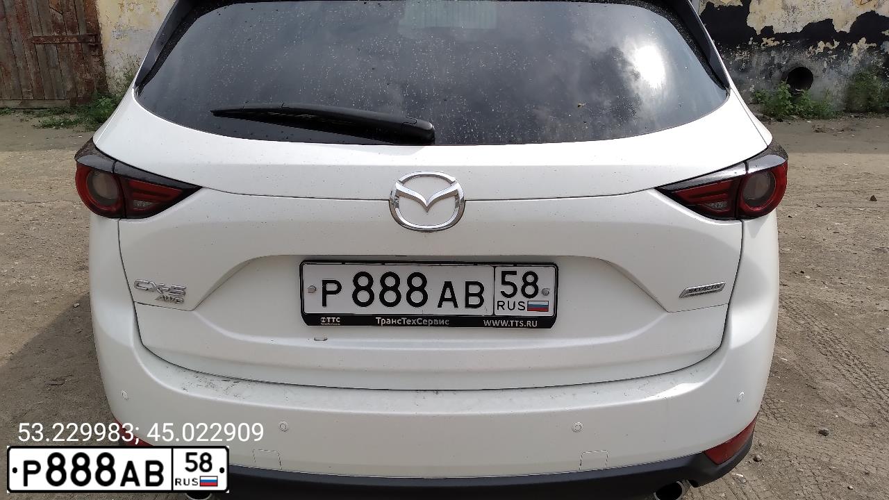 Фото автомобиля MAZDA 6, 2013 — госномер К577НУ790. Цвет: Белый