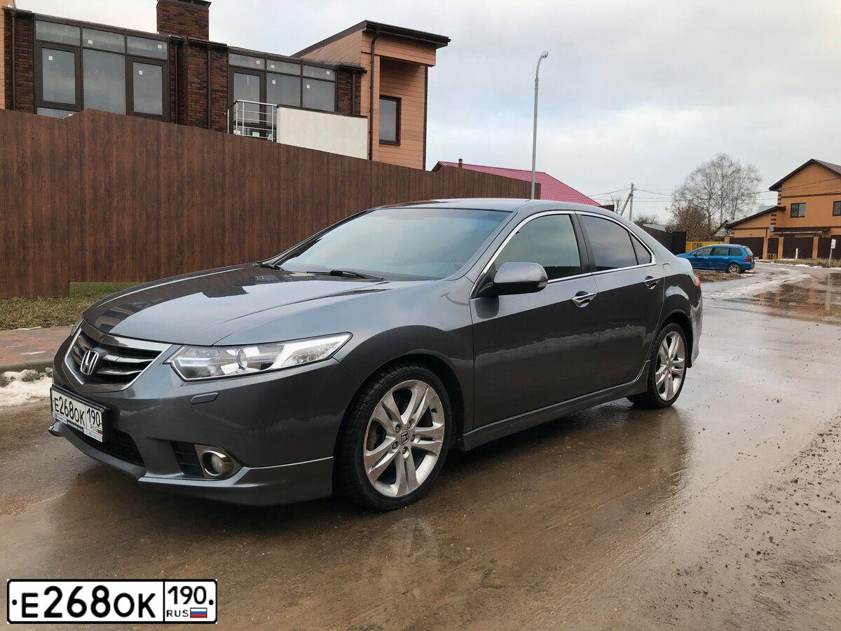 Фото автомобиля HONDA ACCORD, 2011 — госномер Н968СО32. Цвет: СЕРЫЙ