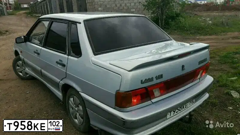 Фото автомобиля LADA 2115 SAMARA, 2004 — госномер Е256ХА702. Цвет: Серебристо-Желтый