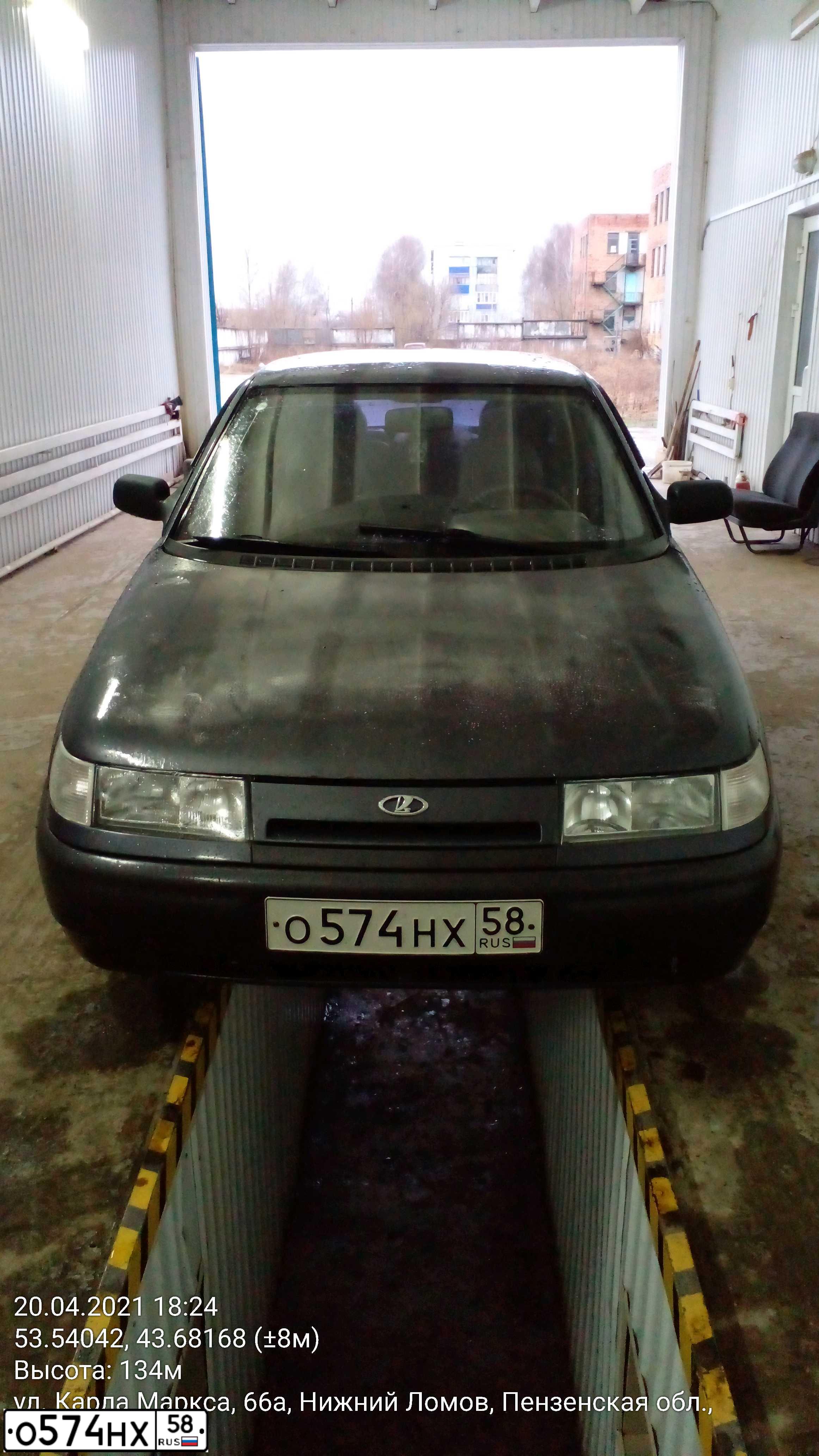 Фото автомобиля LADA 2110, 1999 — госномер С418ОТ58. Цвет: СЕРЕБРИСТ ТЕМНО-ФИОЛЕТ