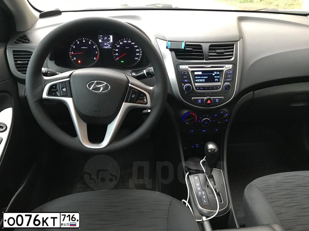 Фото автомобиля HYUNDAI SOLARIS, 2016 — госномер О076КТ716. Цвет: ТЕМНО-СЕРЫЙ