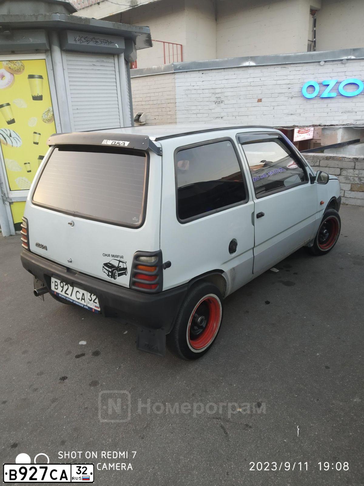 Фото автомобиля SEAZ OKA, 2003 — госномер В927СА32. Цвет: БЕЛЫЙ