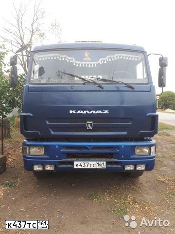 Фото автомобиля KAMAZ 65117 /6X4/, 2009 — госномер С001ЕХ161. Цвет: синий