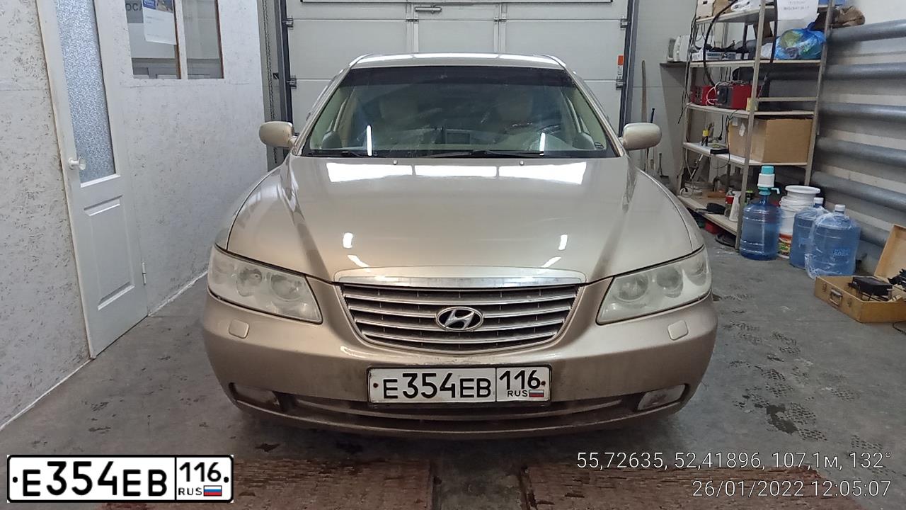 Фото автомобиля ХЕНДЭ HYUNDAI TG 3.3 GLS AT, 2007 — госномер М356АО716. Цвет: БЕЖЕВЫЙ