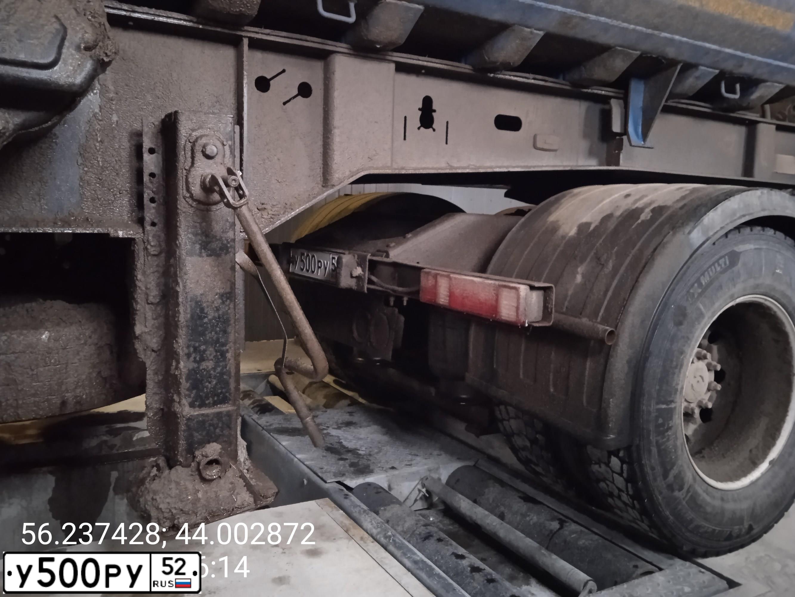 Фото автомобиля VOLVO SERIE VNL /6X4/, 2004 — госномер У500РУ52. Цвет: Белый