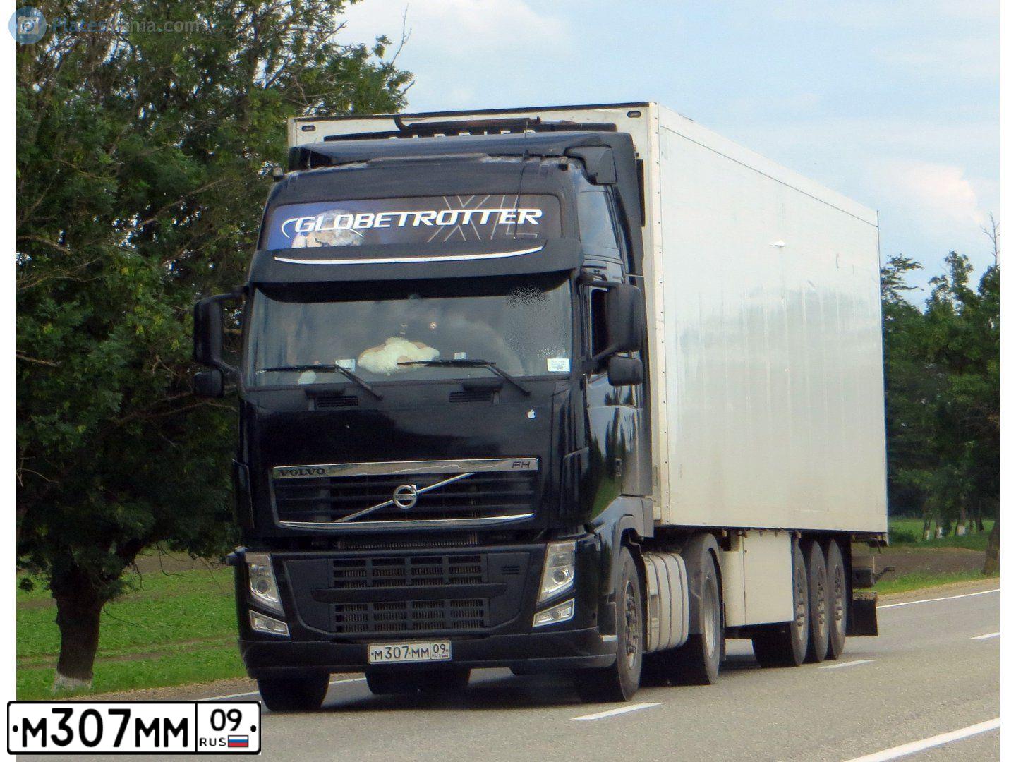 Фото автомобиля VOLVO O SERIE FH 4X2, 2001 — госномер М307ММ09. Цвет: Робин Гуд