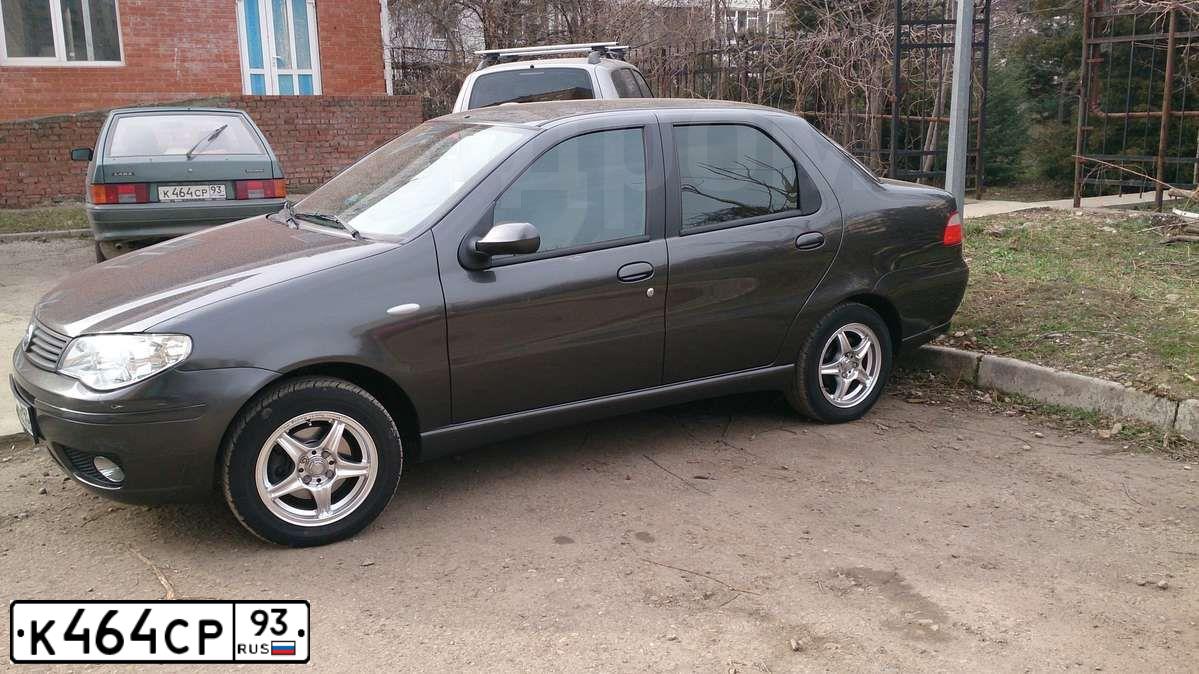 Фото автомобиля LADA 2114 SAMARA, 2010 — госномер К464СР93. Цвет: Серо-сине-зеленый