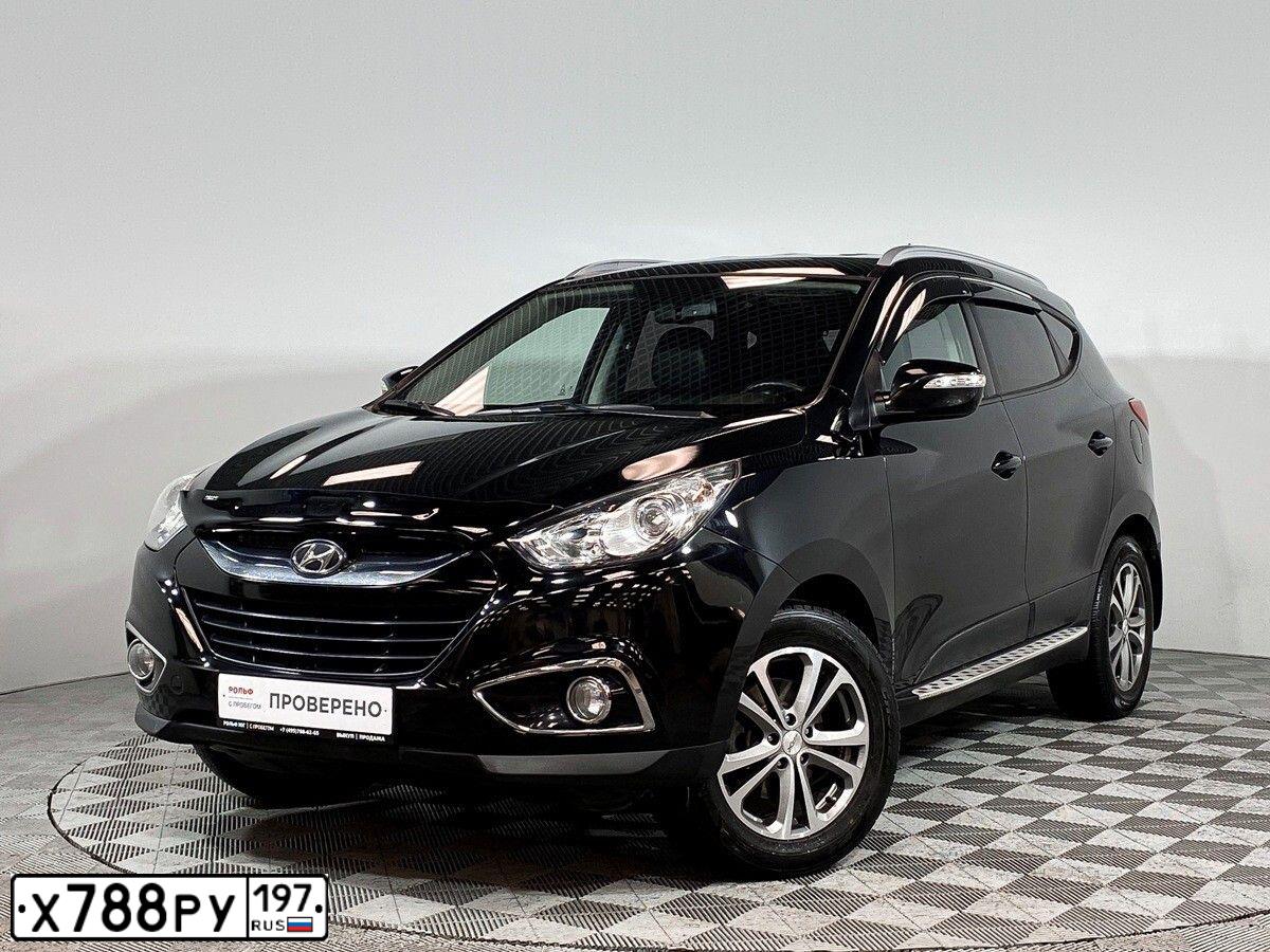 Фото автомобиля HYUNDAI IX35, 2011 — госномер Р446РВ790. Цвет: ЧЕРНЫЙ