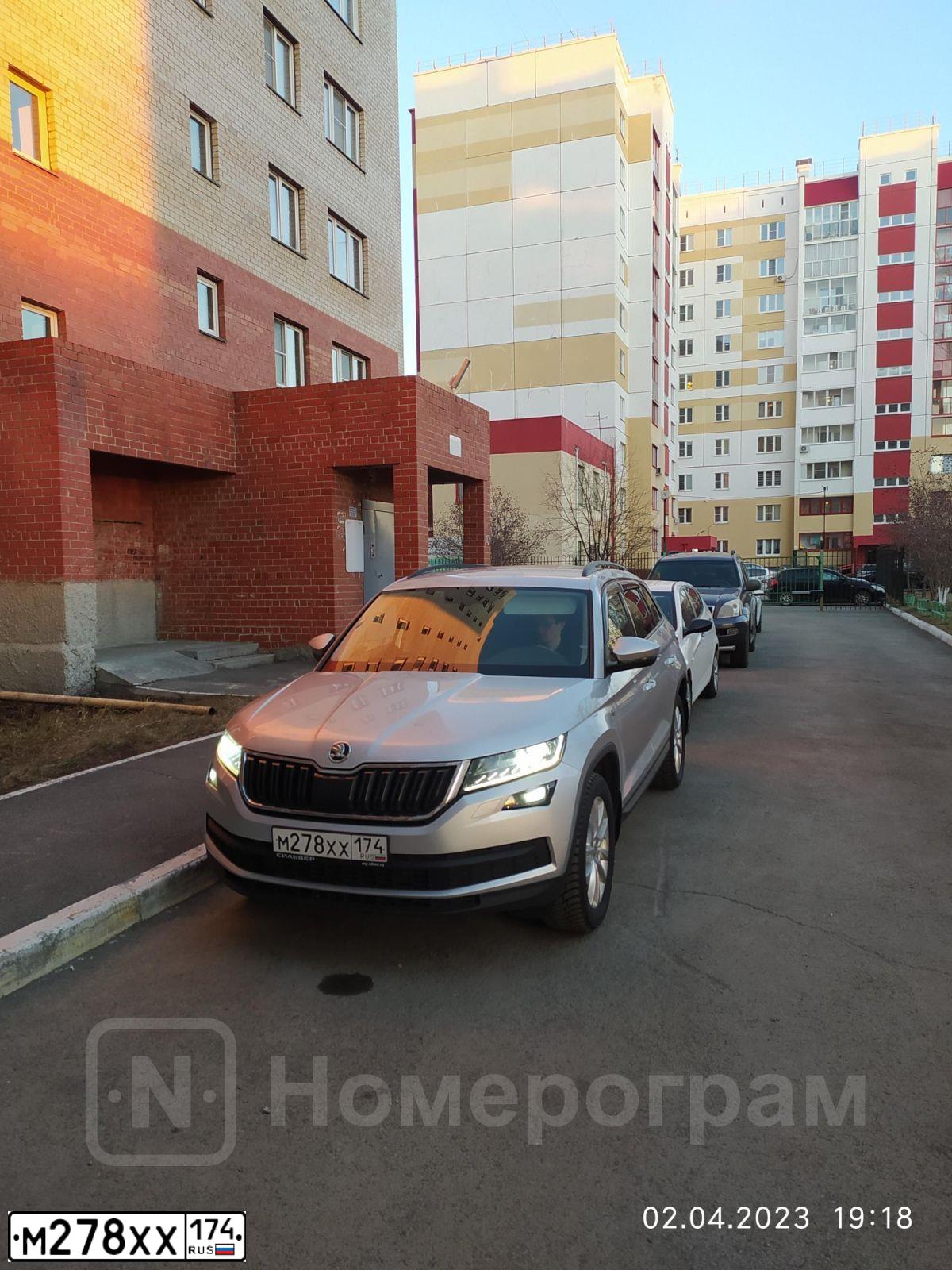Фото автомобиля SKODA KODIAQ, 2018 — госномер О356КЕ774