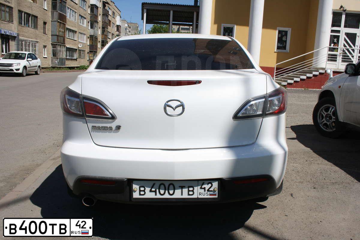 Фото автомобиля MAZDA 3, 2010 — госномер С282ЕХ142. Цвет: БЕЛЫЙ