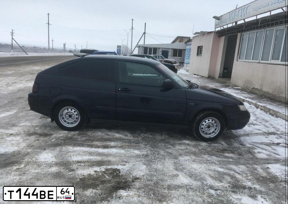 Фото автомобиля LADA 2112, 2007 — госномер К630ХТ164. Цвет: ЧЕРНЫЙ
