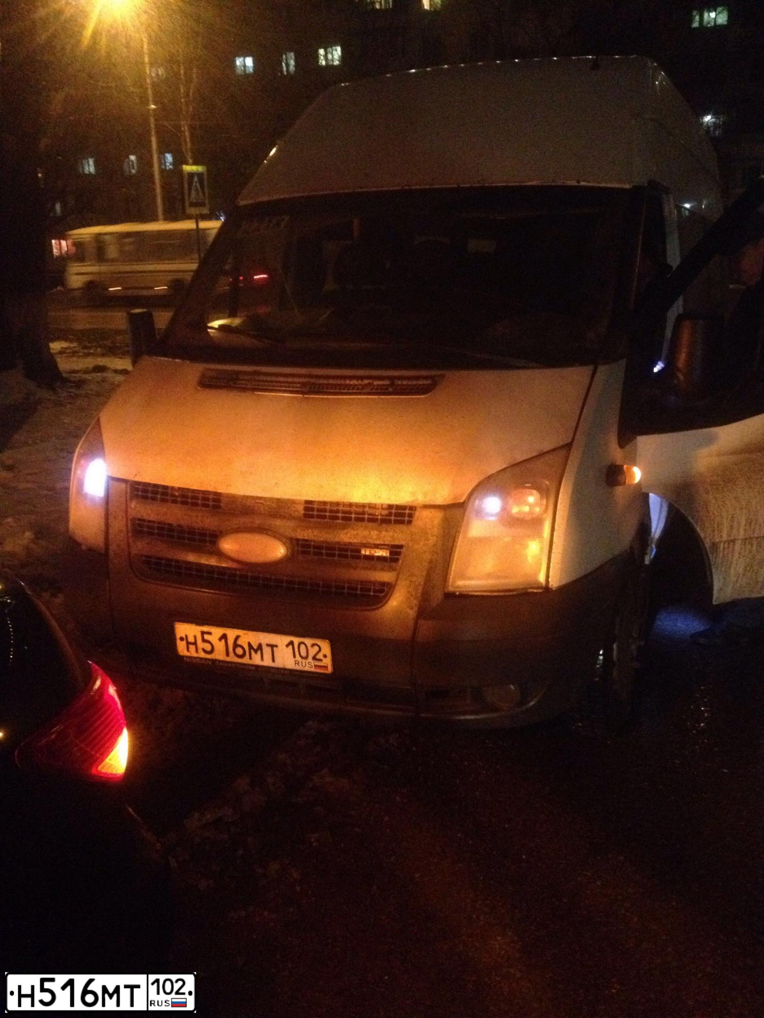Фото автомобиля FORD TRANSIT, 2008 — госномер Н516МТ102. Цвет: Белый