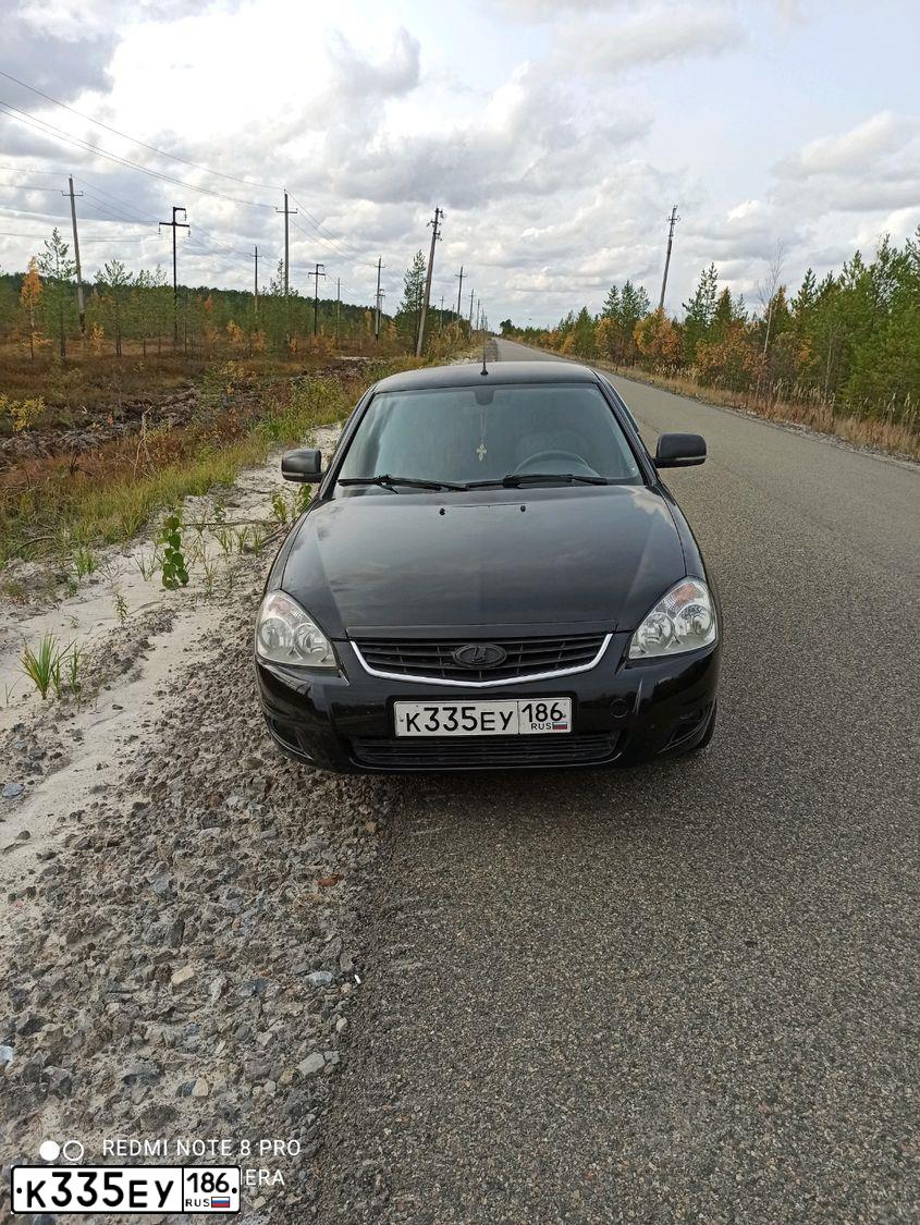 Фото автомобиля LADA 2172 PRIORA, 2009 — госномер С271НМ56. Цвет: Сине-Черный