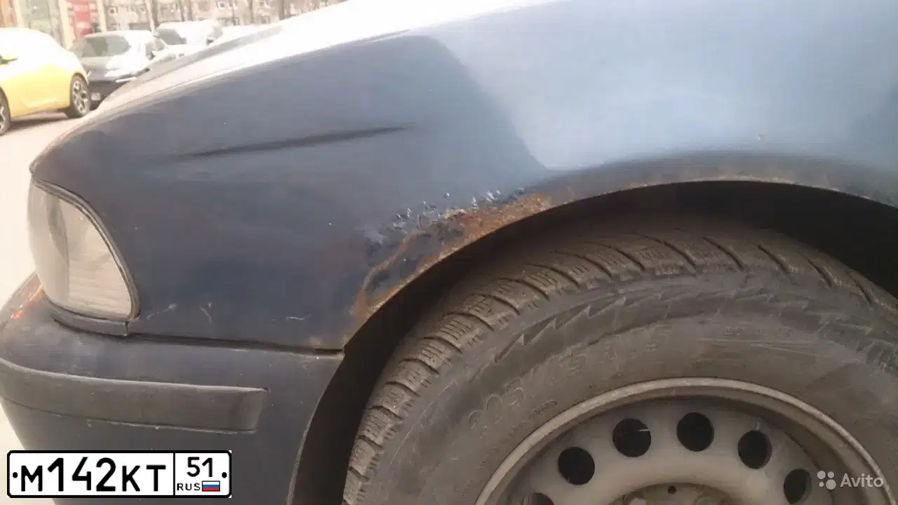 Фото автомобиля BMW SERIE 5, 1998 — госномер А088ХО147. Цвет: синий
