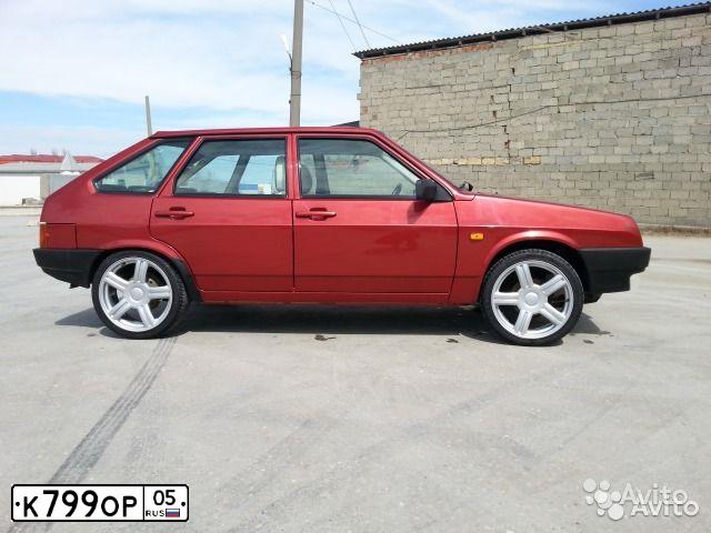 Фото автомобиля LADA 2109 SAMARA, 2004 — госномер К799ОР05. Цвет: КРАСНЫЙ
