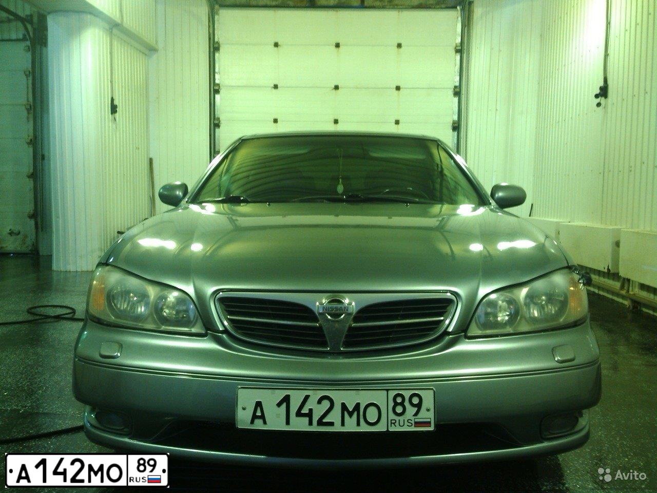 Фото автомобиля NISSAN MAXIMA, 2004 — госномер А605ЕА155. Цвет: СЕРЫЙ