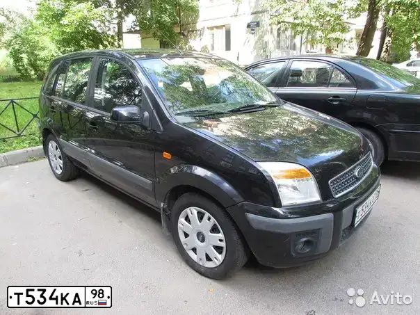 Фото автомобиля FORD FUSION, 2008 — госномер Т534КА98. Цвет: ЧЕРНЫЙ