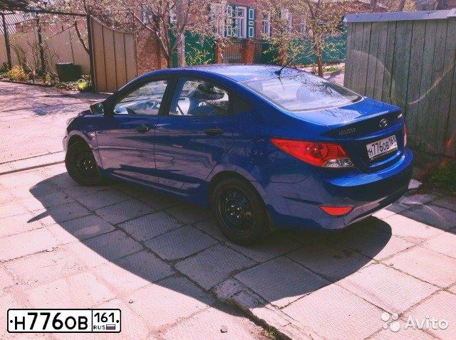 Фото автомобиля HYUNDAI SOLARIS, 2011 — госномер Н776ОВ161. Цвет: ТЕМНО-СИНИЙ