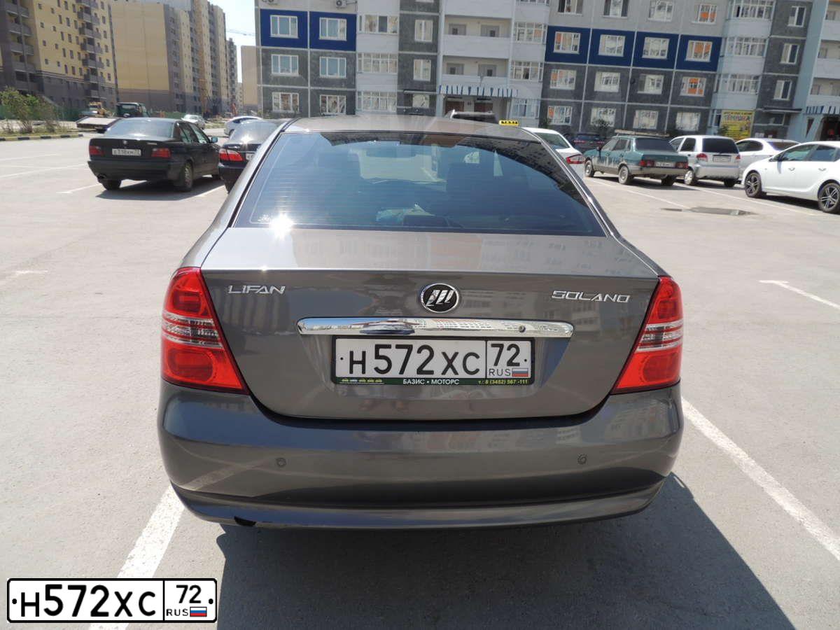 Фото автомобиля LIFAN SOLANO, 2012 — госномер Х433МУ55. Цвет: СЕРЫЙ