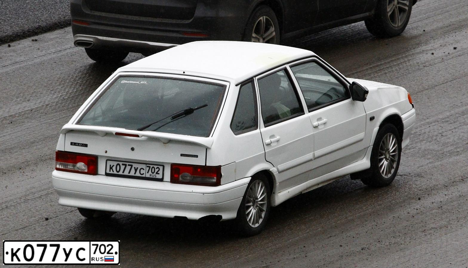 Фото автомобиля LADA 2114 SAMARA, 2013 — госномер К077УС702. Цвет: Белый