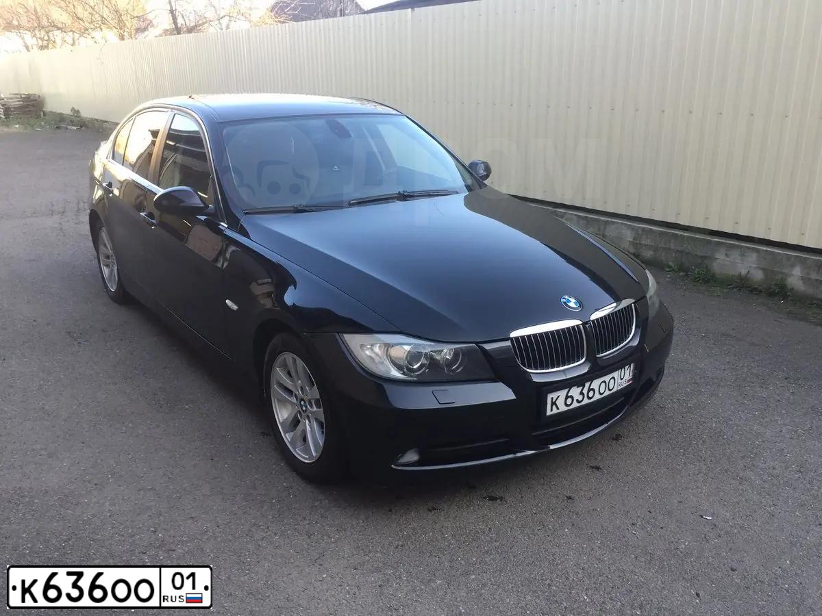 Фото автомобиля BMW SERIE 3, 2006 — госномер О700СС197. Цвет: ЧЕРНЫЙ