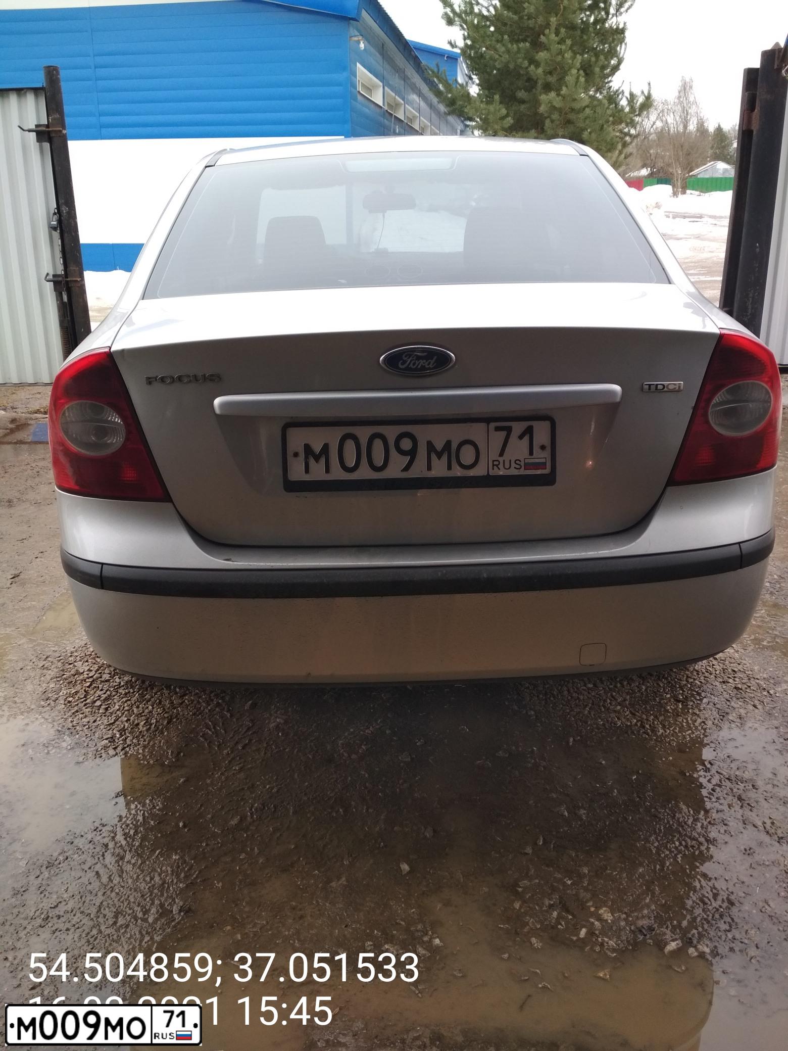 Фото автомобиля FORD FOCUS, 2008 — госномер Х588АУ71. Цвет: СЕРЕБРИСТЫЙ