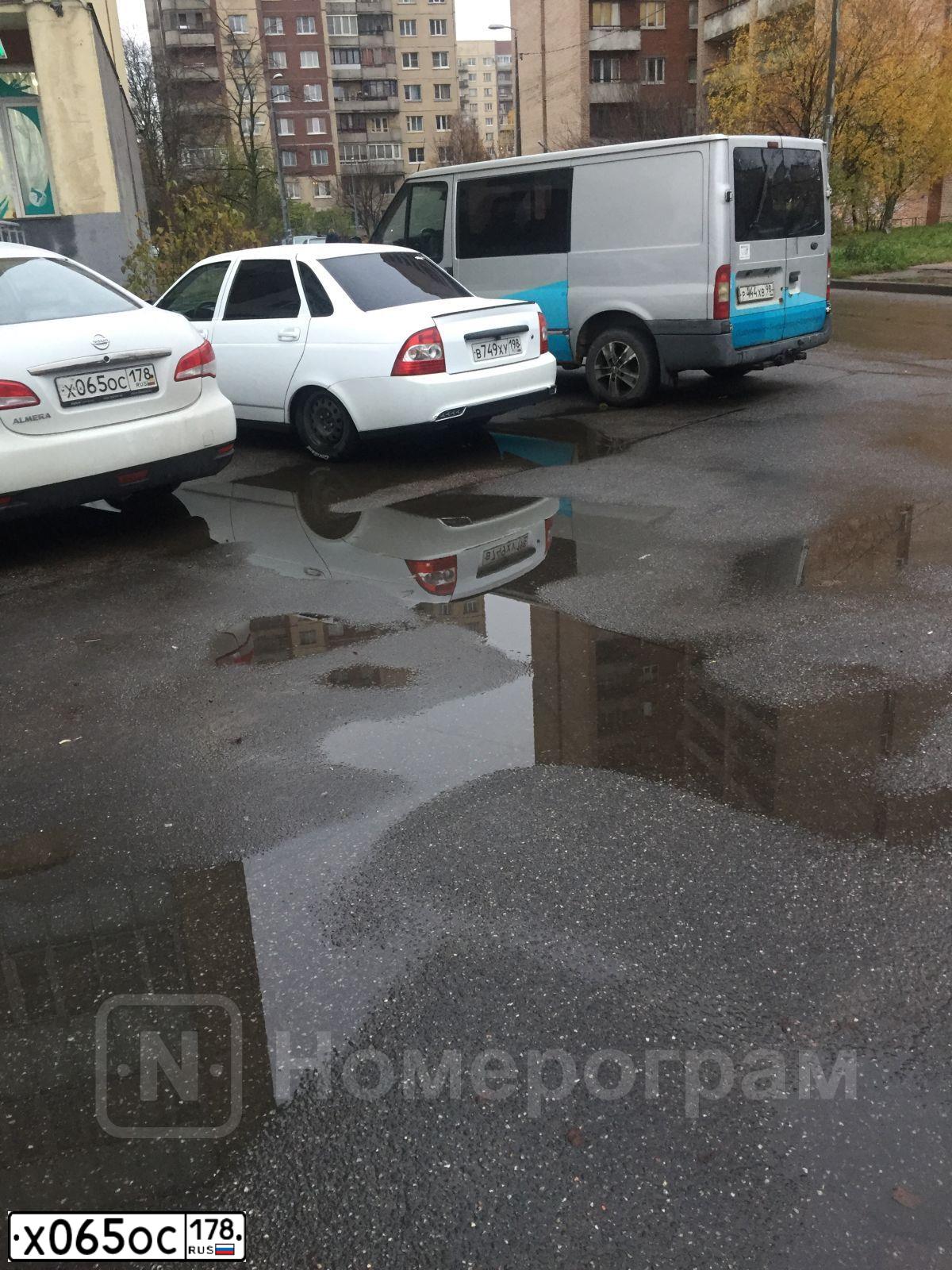 Фото автомобиля NISSAN ALMERA /AVTOVAZ/, 2017 — госномер Х065ОС178. Цвет: Белый