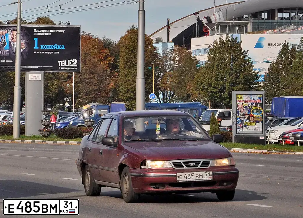 Фото автомобиля DAEWOO NEXIA, 2004 — госномер М552МТ02. Цвет: СЕРО-ЗЕЛЕНЫЙ