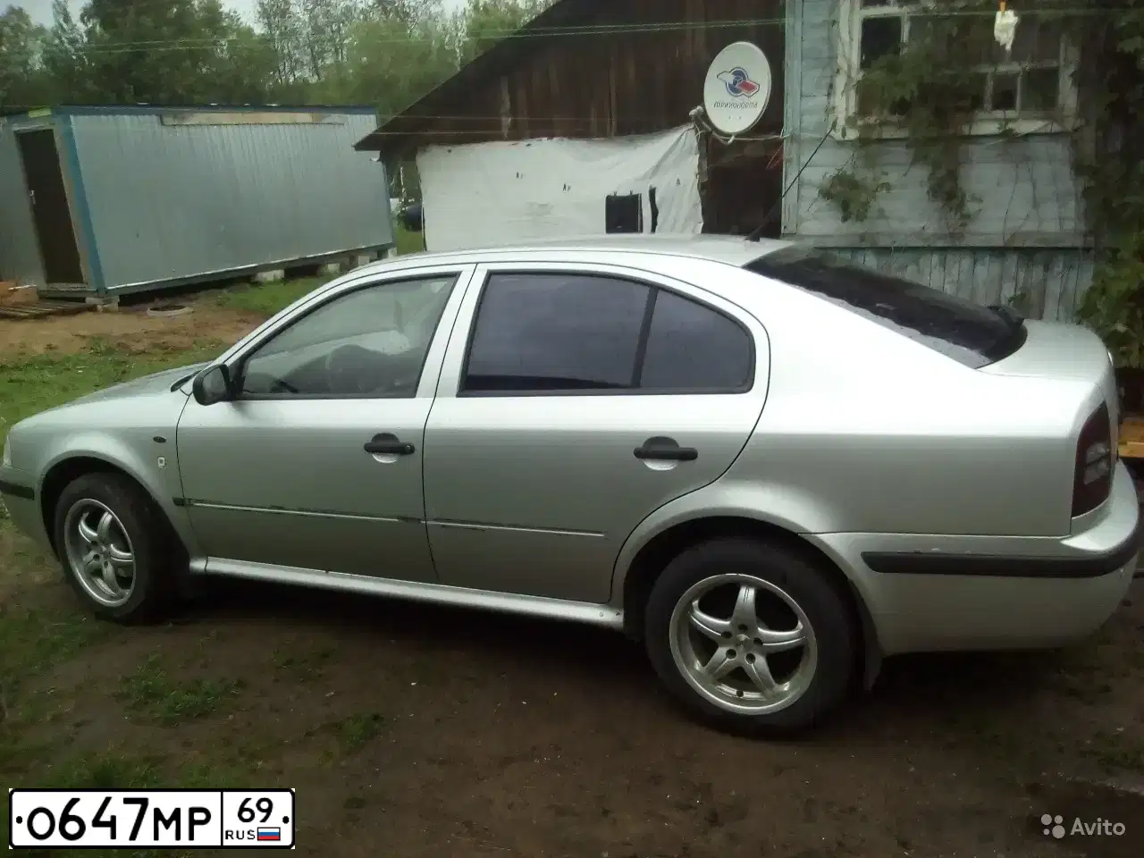 Фото автомобиля SKODA OCTAVIA, 2003 — госномер А469АТ181. Цвет: Серебристый
