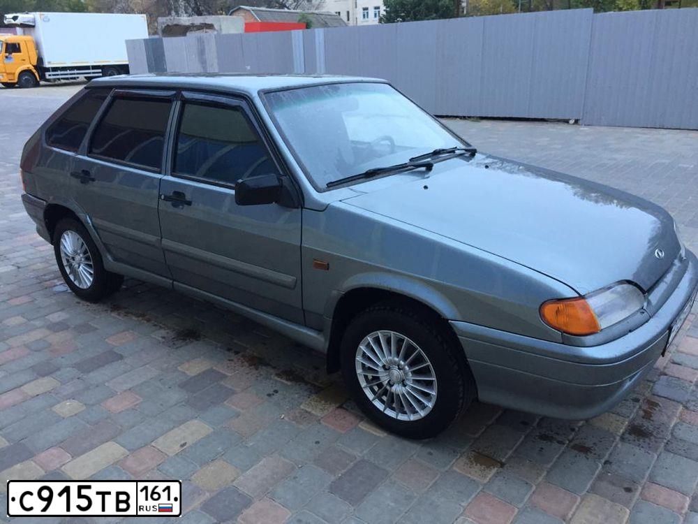 Фото автомобиля LADA 2114 SAMARA, 2013 — госномер С915ТВ161. Цвет: СРЕДНИЙ СЕРО-ЗЕЛЕНЫЙ МЕТ.