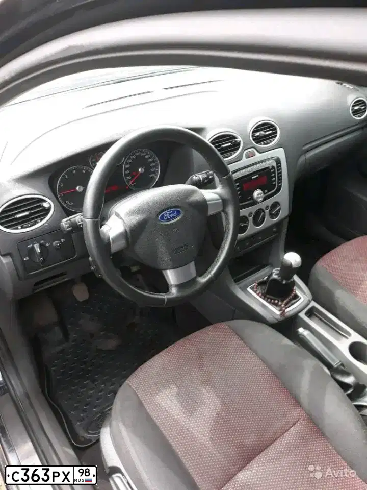Фото автомобиля FORD FOCUS, 2007 — госномер С363РХ98. Цвет: ЧЕРНЫЙ