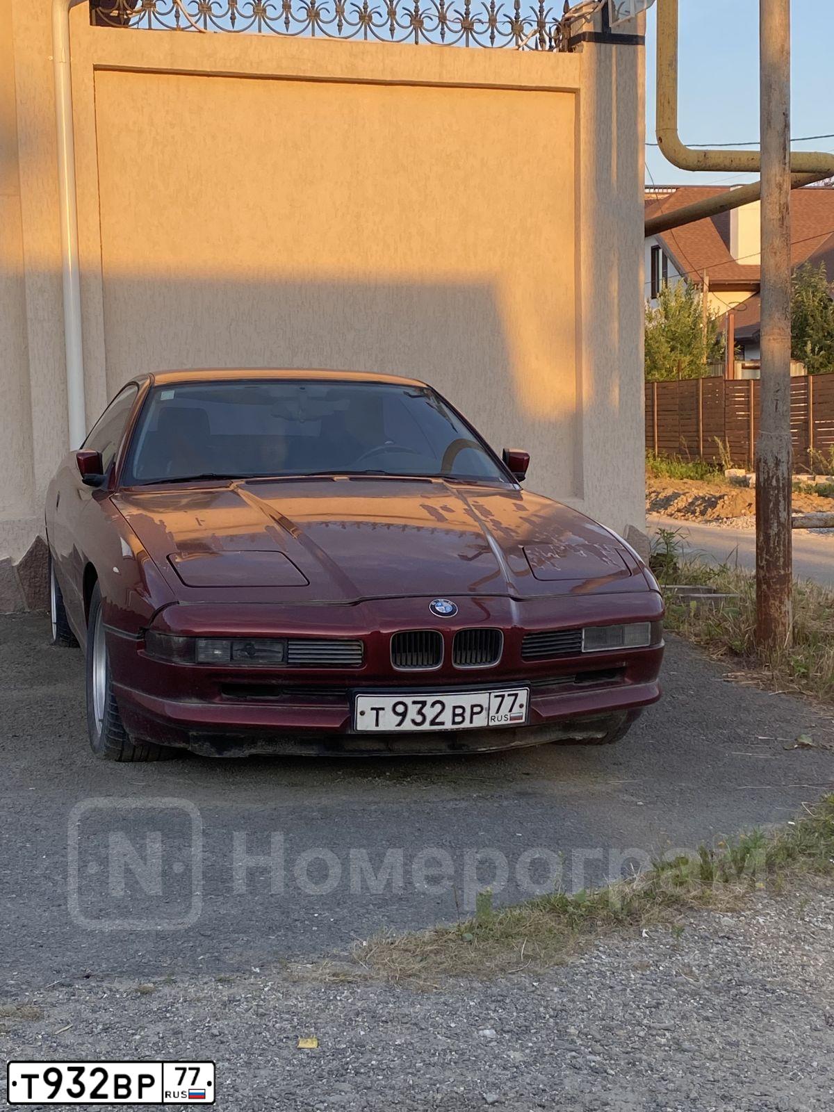 Фото автомобиля (VOLVO) БМВ850 I (850), 1992 — госномер Т932ВР77