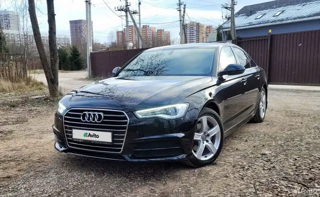 Фото автомобиля AUDI A6, 2016 — госномер С039СВ40. Цвет: ЧЕРНЫЙ