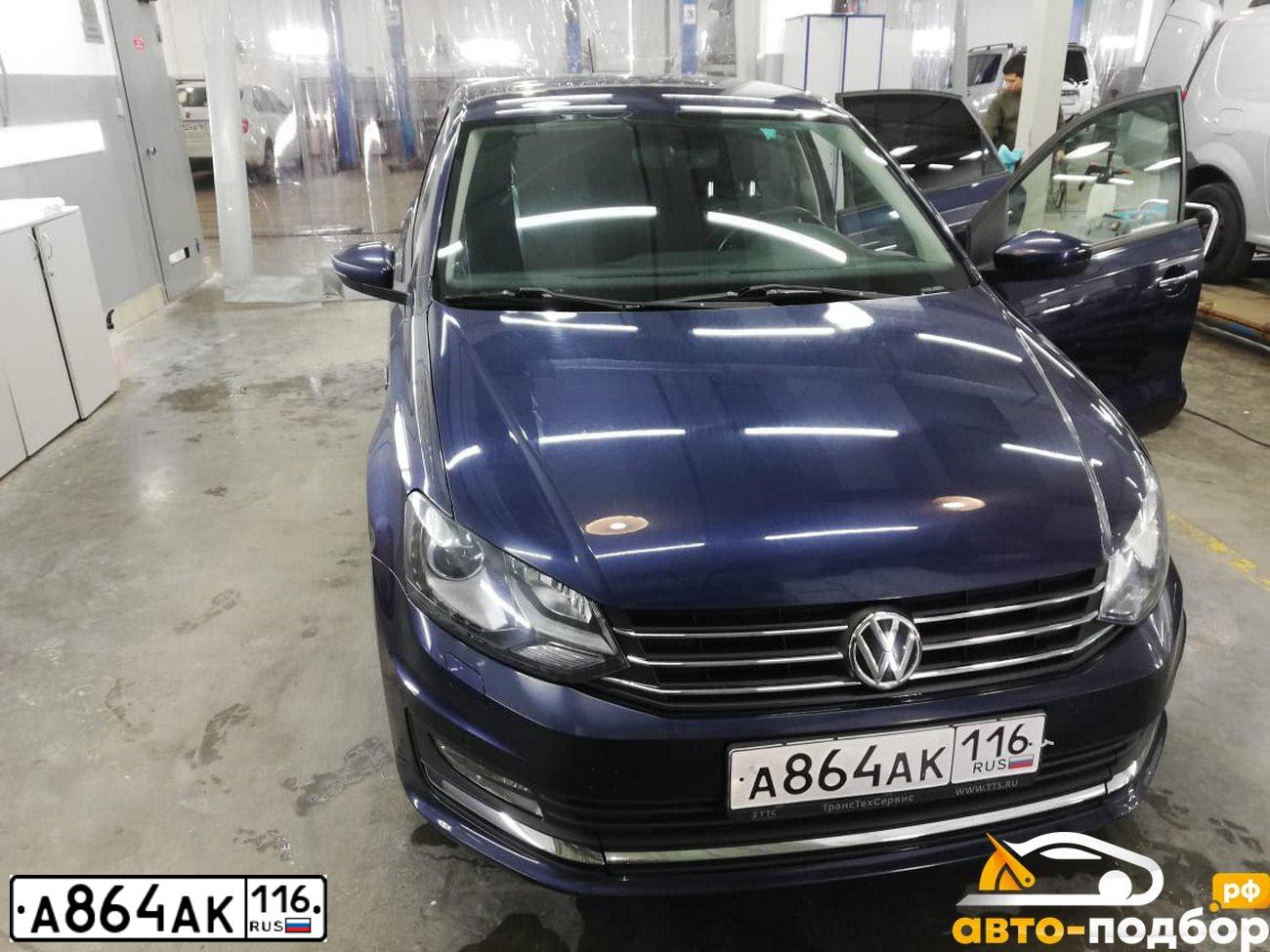 Фото автомобиля VOLKSWAGEN POLO, 2016 — госномер М949МК73. Цвет: ТЕМНО СИНИЙ