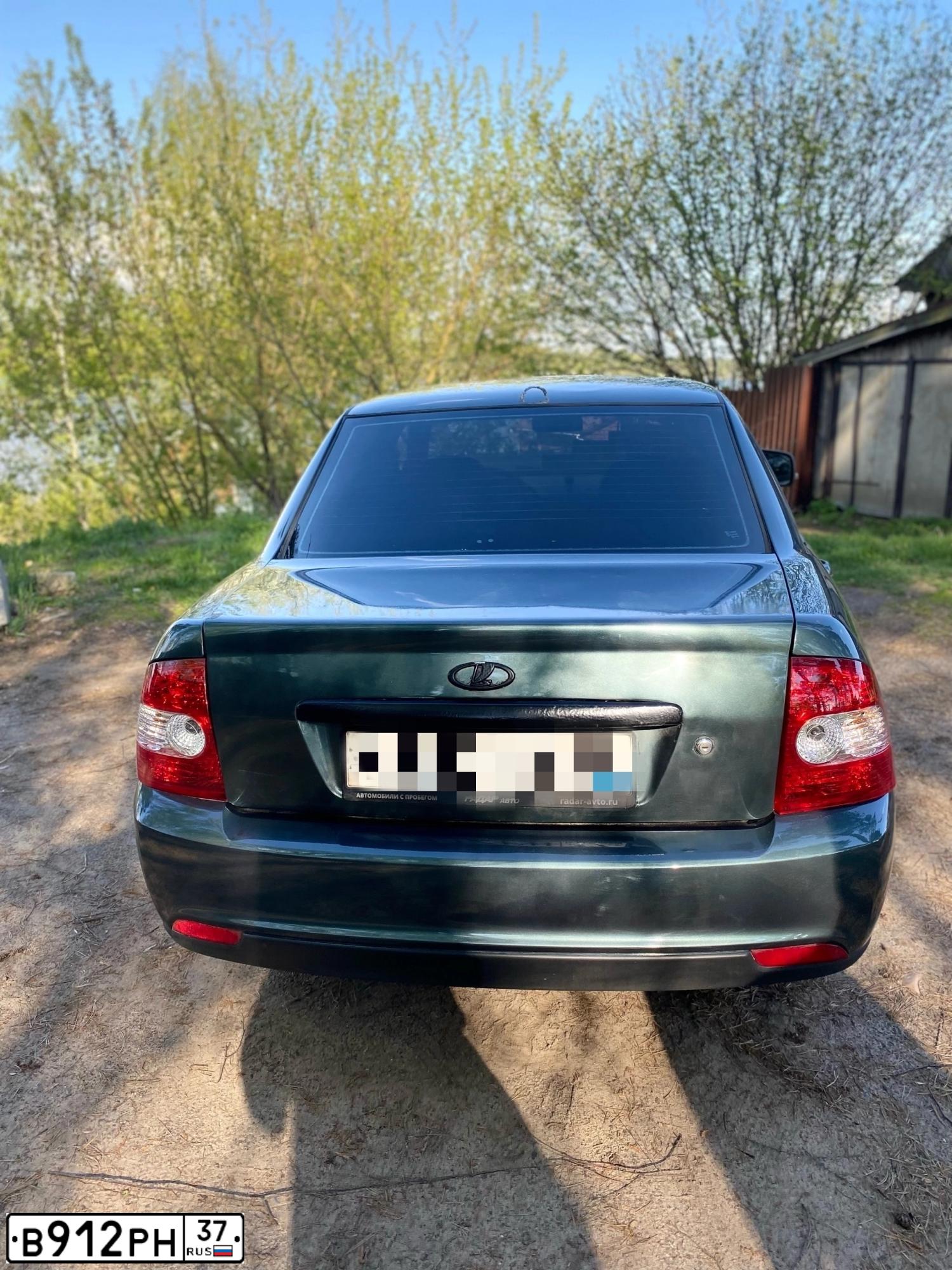 Фото автомобиля LADA 2170 PRIORA, 2007 — госномер К510АВ37. Цвет: СЕРО-СИНЕ ЗЕЛЕНЫЙ