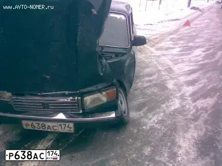 Фото автомобиля LADA 2107, 2005 — госномер Н091МХ45. Цвет: Темно-зеленый