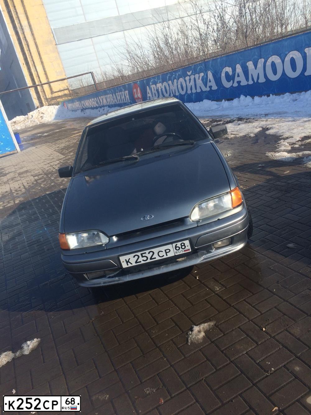 Фото автомобиля LADA 2114 SAMARA, 2008 — госномер Н015СО15. Цвет: средний серо-зеленый металлик