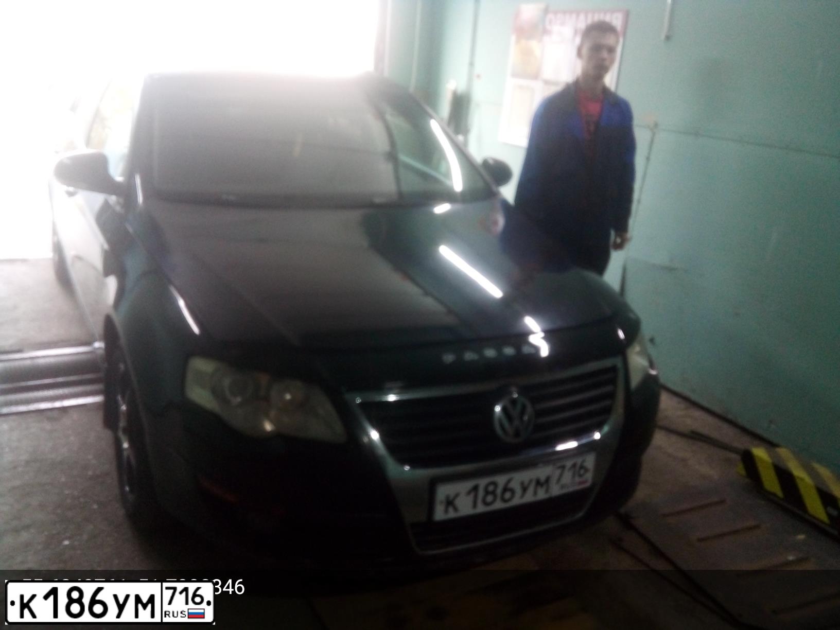 Фото автомобиля VOLKSWAGEN PASSAT, 2007 — госномер Е900СО116. Цвет: ЧЕРНЫЙ