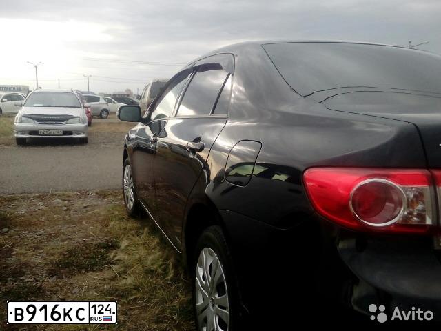 Фото автомобиля TOYOTA COROLLA, 2012 — госномер В916КС124. Цвет: ЧЕРНЫЙ