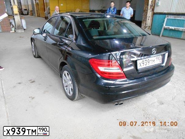 Фото автомобиля MERCEDES C-KLASSE, 2012 — госномер Е898ЕО323. Цвет: ЧЕРНЫЙ