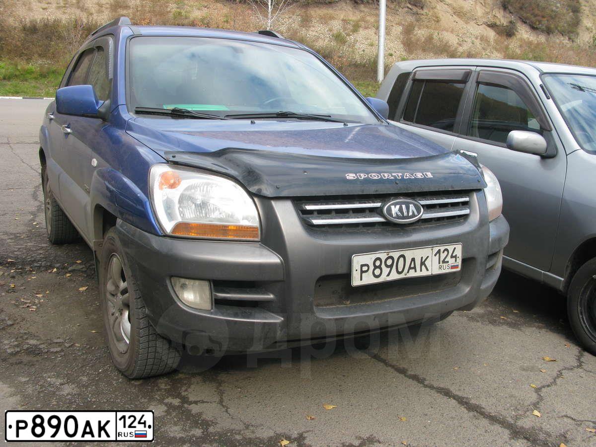 Фото автомобиля KIA SPORTAGE, 2004 — госномер С909ЕВ142. Цвет: синий