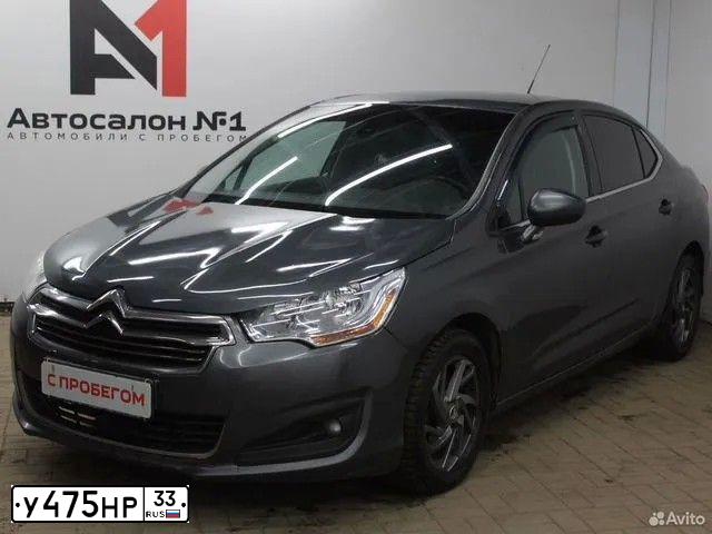 Фото автомобиля CITROEN C4, 2013 — госномер В238КО37. Цвет: СЕРЫЙ