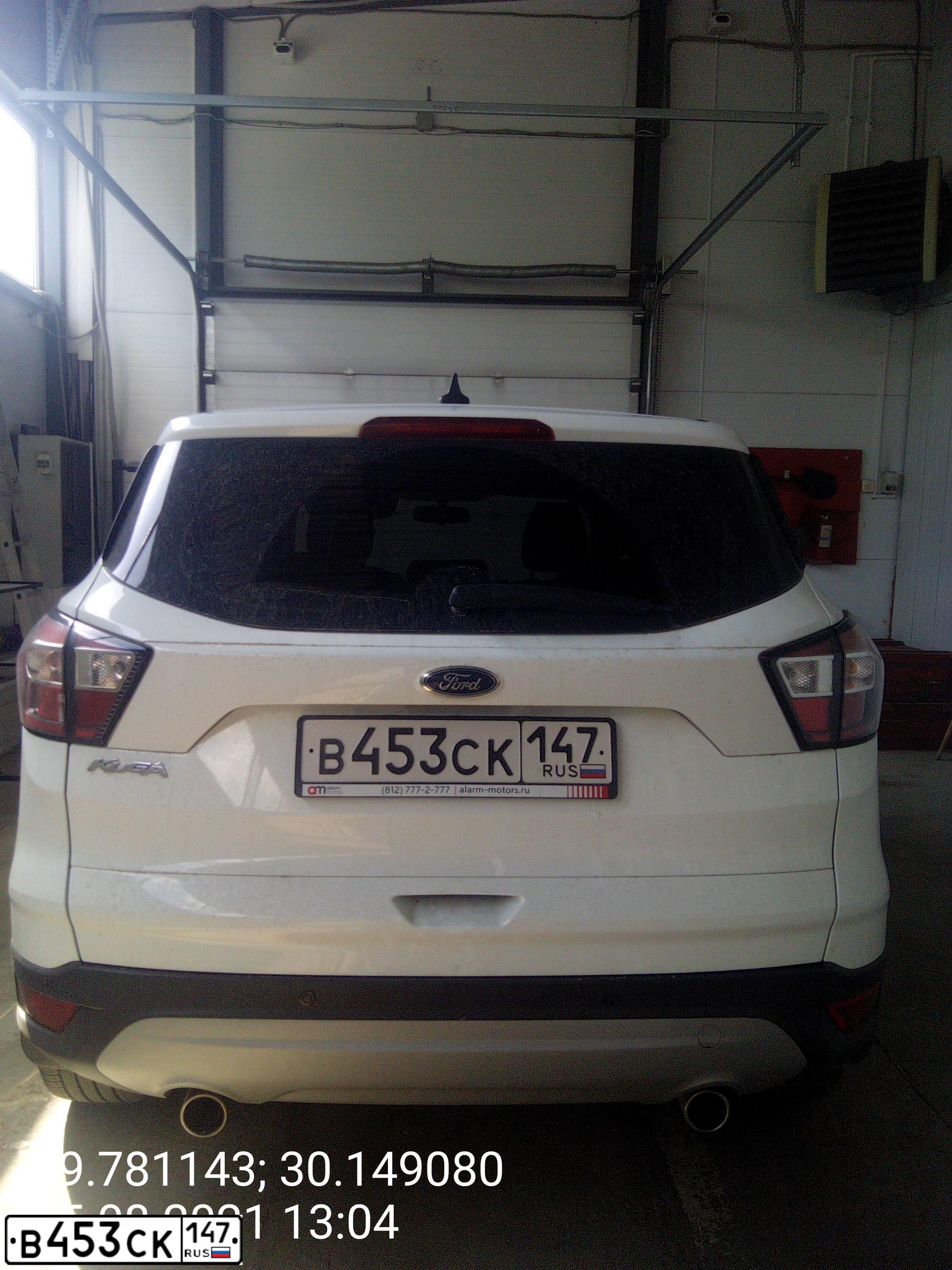 Фото автомобиля FORD KUGA, 2017 — госномер В453СК147