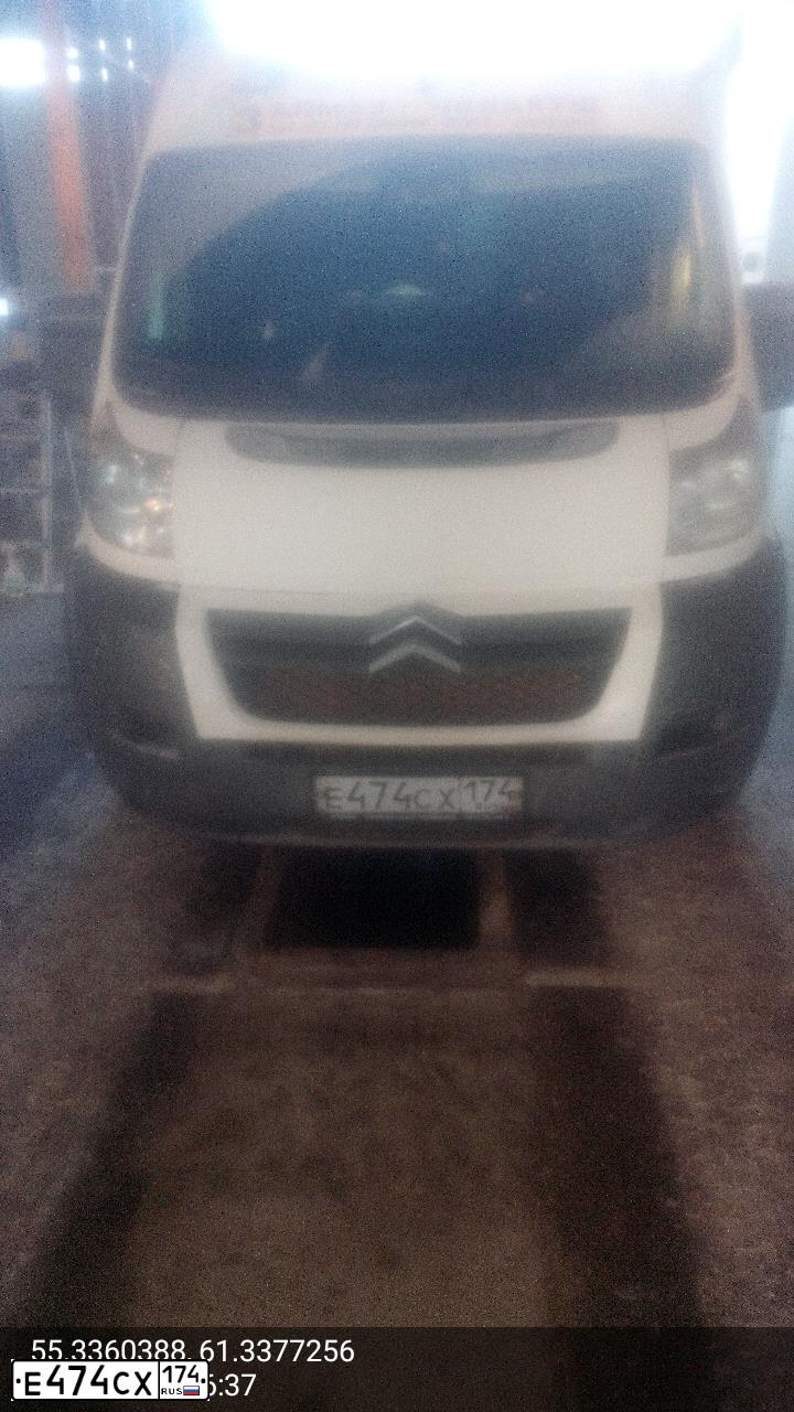 Фото автомобиля CITROEN JUMPER, 2013 — госномер В925НК156. Цвет: Белый