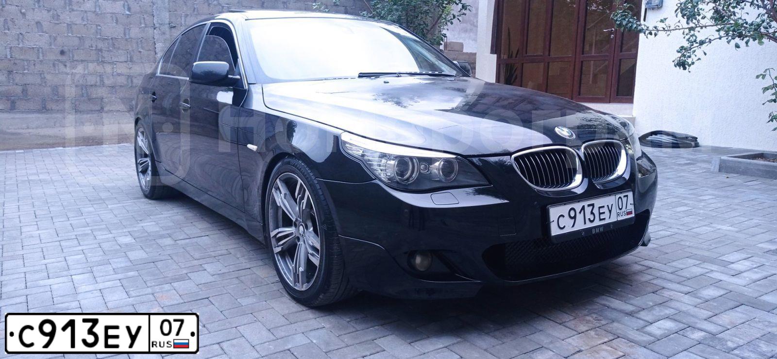 Фото автомобиля BMW SERIE 5, 2006 — госномер С662ЕЕ07. Цвет: ЧЕРНЫЙ