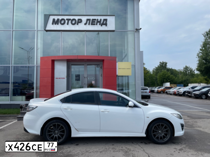Фото автомобиля MAZDA 6, 2011 — госномер О935ОВ32. Цвет: Белый
